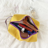 Women Cosmetic Bag Travel Canvas Makeup Bag Pouch Large Makeup Organizer
