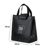 Large Pink Lunch Bag for Women Insulated Bento Pouch Thermal Tote