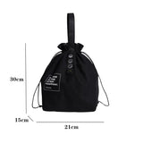 Men Drawstring Lunch Bag Insulation Bento Box Bag Waterproof Tote Bag