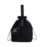 Men Drawstring Lunch Bag Insulation Bento Box Bag Waterproof Tote Bag
