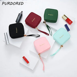 Mini Square Cosmetic Bag Makeup Travel Organizer Pencil Pouch Beauty Bag