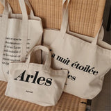 Women's Canvas Small Tote Bag - Reusable Shoulder Bag