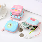 Mini Cartoon Earphone Organizer Bag Pouch Travel Accessorie Organizador
