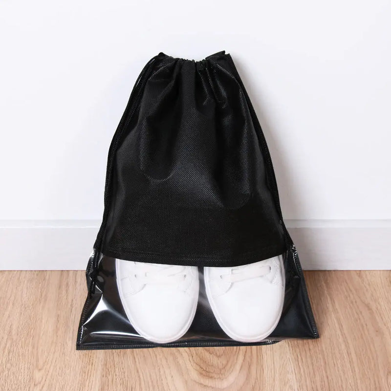 Waterproof Shoes Storage Bag Pouch Travel Shoes Organizer Drawstring Bag