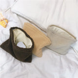 Winter Lambswool Makeup Bag Soft Wool Cosmetic Travel Handbag