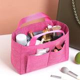 Large Capacity Cosmetic Bag Handbag Multi-pockets Storage Makeup Bag