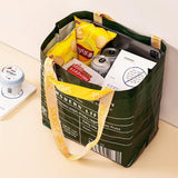 Women Large Shopping Bag Waterproof Reusable Nylon Storage Handbag