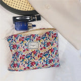Women Floral Cosmetic Bag Travel Makeup Beauty Case Organizer Clutch