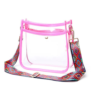 Transparent Small Tote Shoulder Commuter Niche Ladies Summer Cosmetic