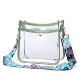 Transparent Small Tote Shoulder Commuter Niche Ladies Summer Cosmetic