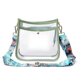 Transparent Small Tote Shoulder Commuter Niche Ladies Summer Cosmetic