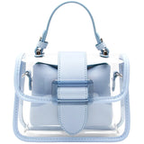 Waterproof PVC Beach Handbag Chains Summer Jelly Clear Tote Purse
