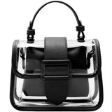 Waterproof PVC Beach Handbag Chains Summer Jelly Clear Tote Purse