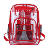 Clear PVC Backpack Teen Girls Big Boys Unisex Bag