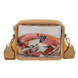 Clear Crossbody Bag Stadium Approved Transparent Shoulder Handbag