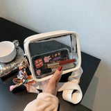 Clear Crossbody Bag Stadium Approved Transparent Shoulder Handbag