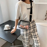 Transparent Crossbody Bag Stadium Approved Shoulder Handbag