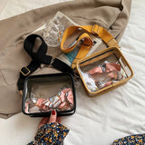Transparent Crossbody Bag Stadium Approved Shoulder Handbag