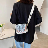 Transparent Crossbody Bag Stadium Approved Shoulder Handbag