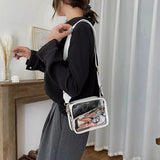 Transparent Crossbody Bag Stadium Approved Shoulder Handbag