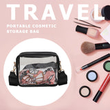 Transparent Crossbody Bag Stadium Approved Shoulder Handbag