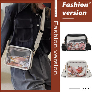 Transparent Crossbody Bag Stadium Approved Shoulder Handbag