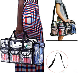 PVC Ladies Handbag Large Capacity Transparent Messenger Bag Beach Waterproof