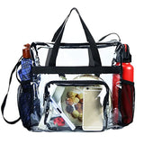 Transparent PVC Ladies Handbag Large Capacity Messenger Bag