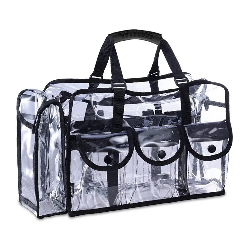 Transparent PVC Ladies Handbag Large Capacity Messenger Bag