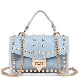 PVC Messenger Bag Crossbody Sling Ribbed Shoulder Bag