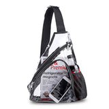 Transparent PVC One Shoulder Body Chest Bag Waterproof Jelly Bag