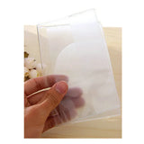 Clear PVC Passport Cover Waterproof Travel Document Bag Holder
