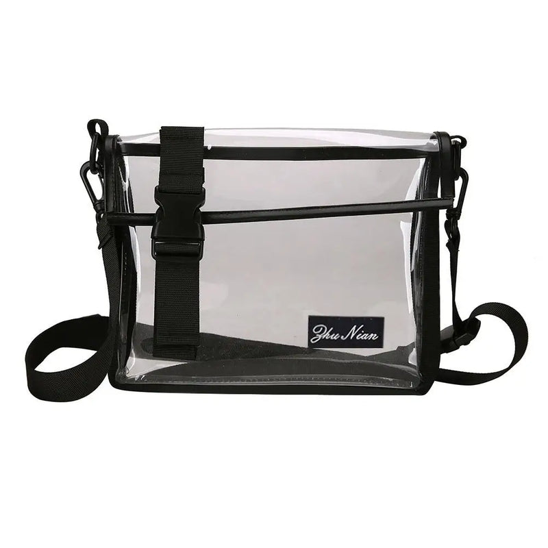 Unisex PVC Shoulder Messenger Bag Spring Summer Crossbody Bags