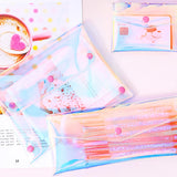 Clear PVC Cosmetic Bag Makeup Storage Organizer Travel Toiletry Pouch
