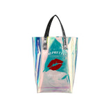 Clear Transparent Handbag Large Capacity Women Beach Tote Bag