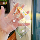 Transparent Small Wallet Coin Purse for Girls