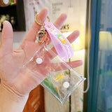 Transparent Small Wallet Coin Purse for Girls