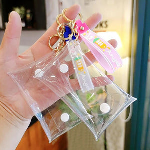 Transparent Small Wallet Coin Purse for Girls