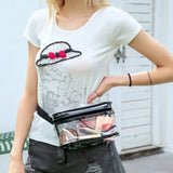 Transparent Waist Bag Women Crossbody Chest Bag Sports Yoga Mini Fanny Pack
