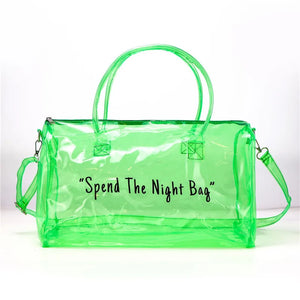 Waterproof Yoga Gym Bag Transparent PVC Outdoor Sports Fitness Handbag