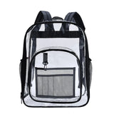 PVC Waterproof Transparent School Bag Large Capacity Clear Backpack