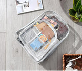 PVC Waterproof Clear Backpack Large Capacity Solid School Bag