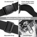 Clear Transparent PVC Women Waist Fanny Pack Hip Bum Bag