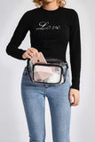 Clear PVC Waist Fanny Pack Belt Bag for Women