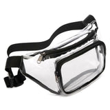 Clear PVC Waist Fanny Pack Belt Bag for Women