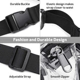 Clear PVC Waist Fanny Pack Belt Bag for Women