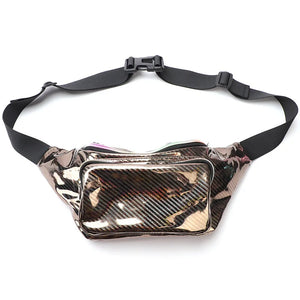 Colorful PVC Fanny Pack Women's Cross-Body Bag