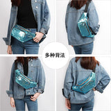 Colorful PVC Fanny Pack Women's Cross-Body Bag
