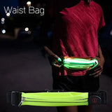 Reflective LED Fanny Waist Waterproof Belt Gear Belt