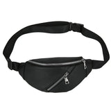 Women Chest Bag Belt Waist PU Leather Crossbody Bag Travel Phone Pouch
